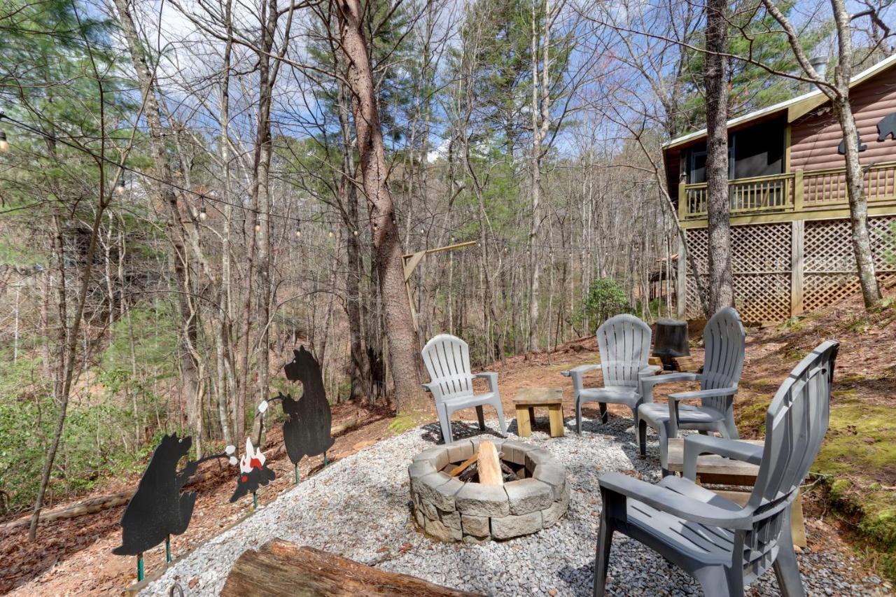 Blue Ridge Cozy Cabin In The Woods With Hot Tub! Экстерьер фото
