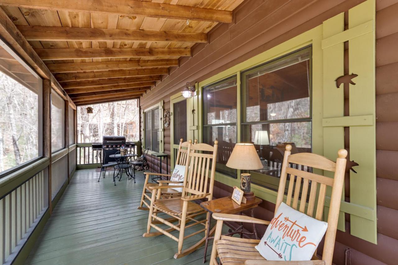 Blue Ridge Cozy Cabin In The Woods With Hot Tub! Экстерьер фото